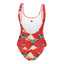 Womens One-Piece Swimsuit-Modern Kilauea