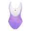 Womens One-Piece Swimsuit-Watercolor Fade Orchid