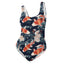 Womens One-Piece Swimsuit-Modern Koi