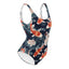 Womens One-Piece Swimsuit-Modern Koi