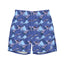 Mens Swim Trunks (Recycled Material)-Modern Kilauea at Night