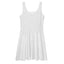 Womens Sun Dress-Modern White Floral